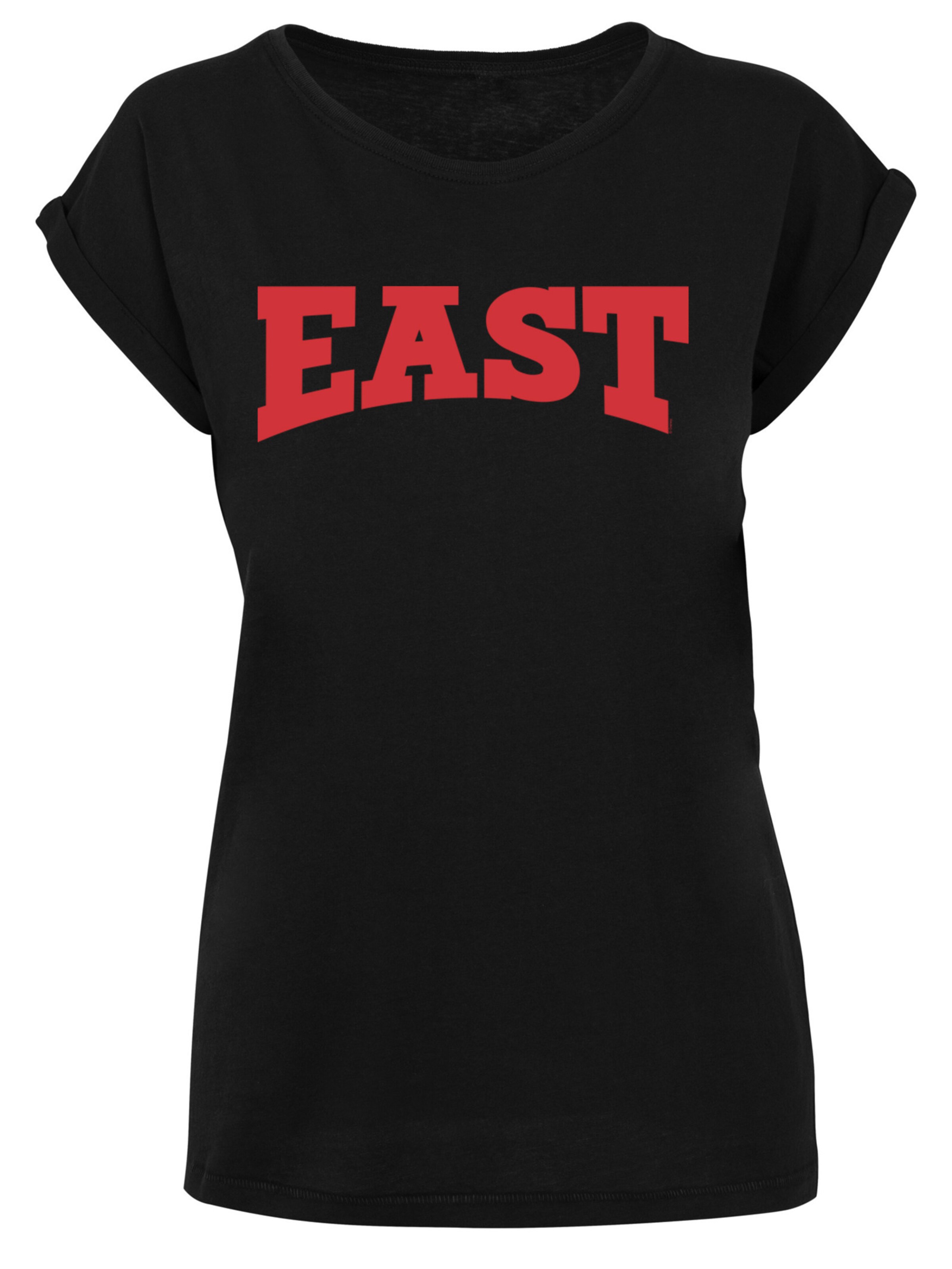 T-shirt 'Disney High School Musical The Musical East High' F4NT4STIC en noir : devant