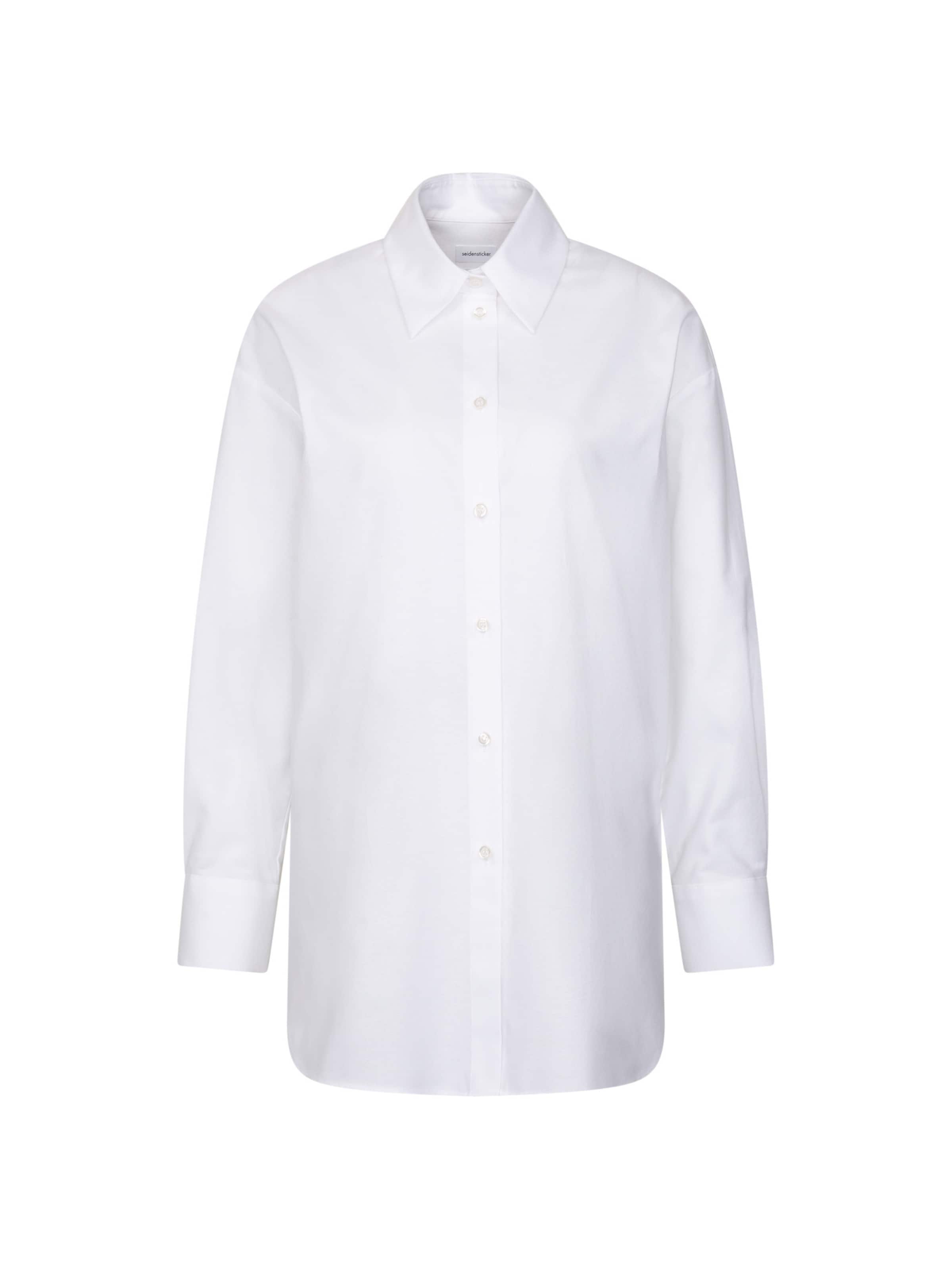 SEIDENSTICKER Bluse in XS in weiß, Produktansicht