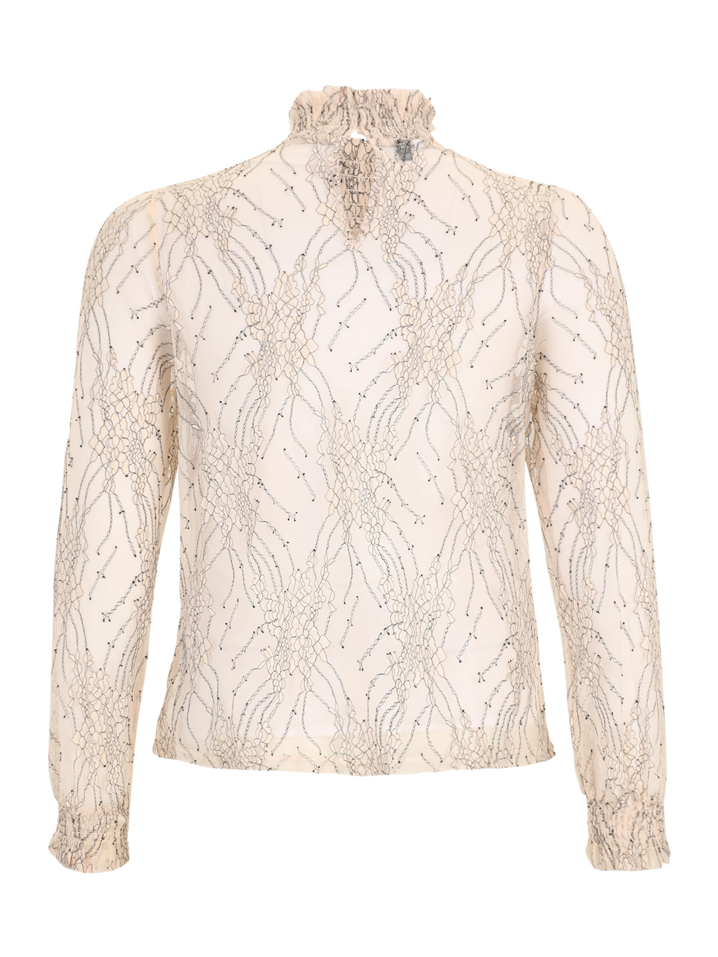 PIECES Curve Blouse 'PCKYLIE' in Beige