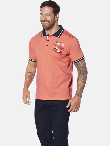 Jan Vanderstorm Shirt 'Olftin' in Oranje: voorkant