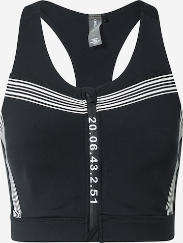 ONLY PLAY Sports Bra 'SHY' in Black: front