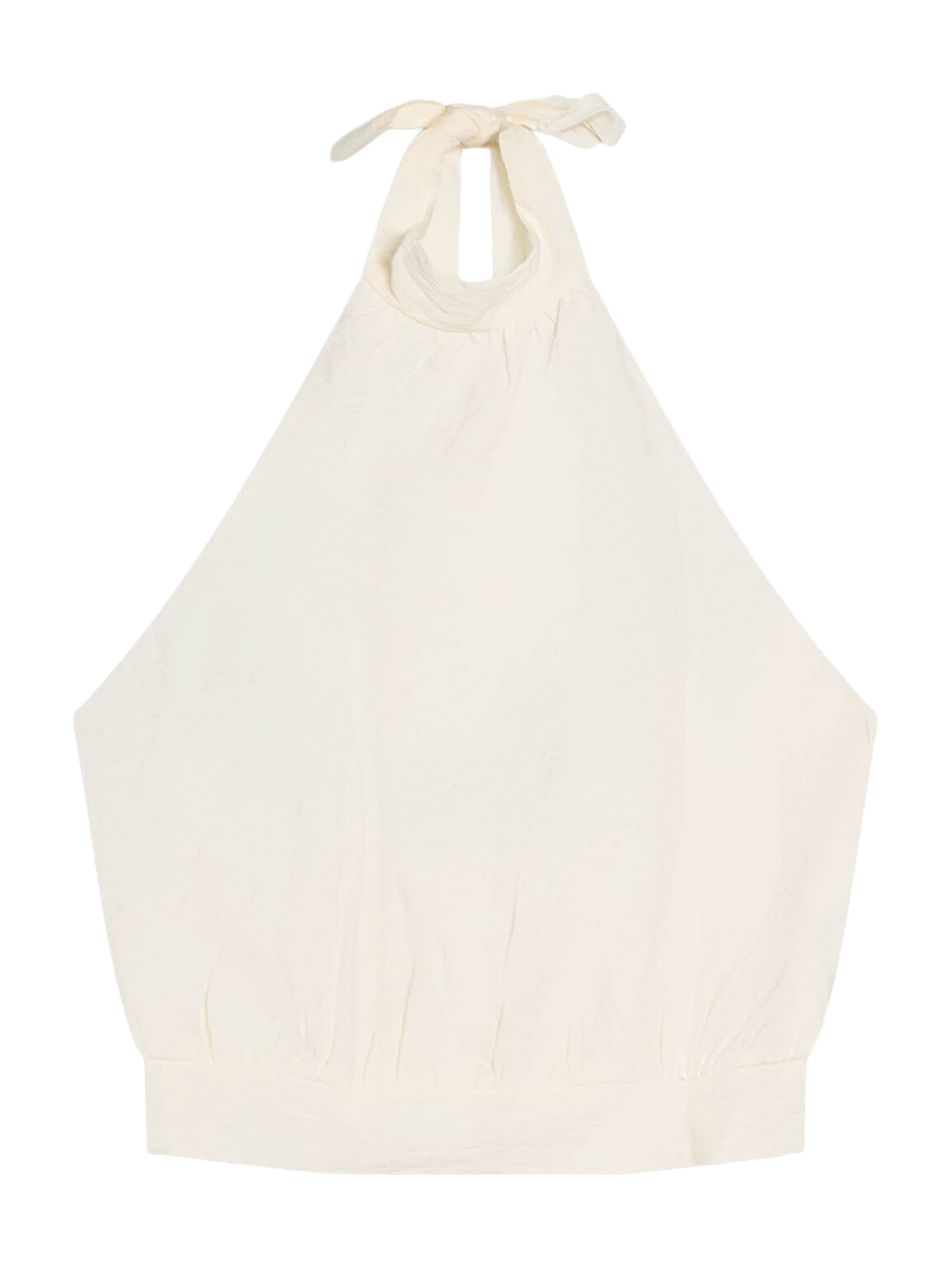 Bershka Top in Beige: voorkant