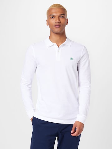 UNITED COLORS OF BENETTON Shirt in White: front