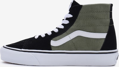 VANS Sapatilhas altas 'SK8-Hi' em verde escuro / preto / branco, Vista do produto