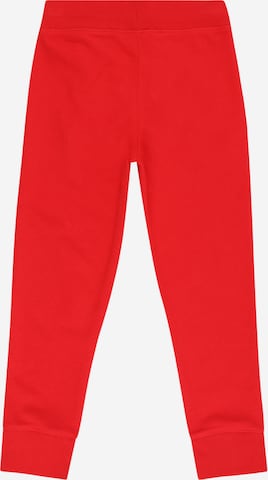 GAP - Tapered Calças em vermelho