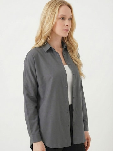 Bigdart - Blusa 'Hemden' em cinzento