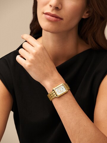 Ceas analogic 'SET RAQUEL+PURSE' de la FOSSIL pe auriu