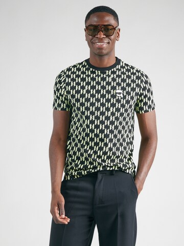 Karl Lagerfeld T-Shirt in Schwarz: Vorderseite