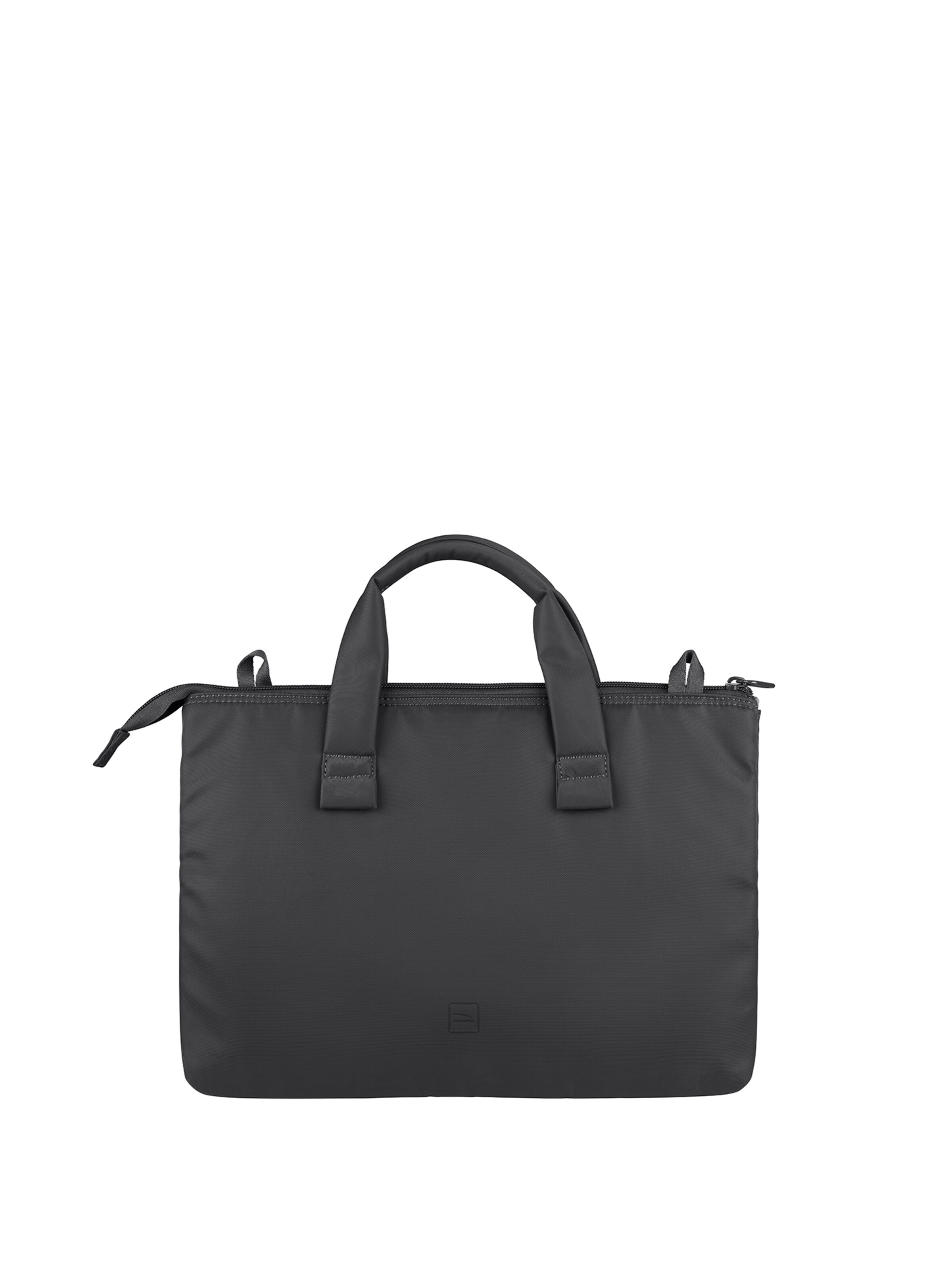 Borsa a mano 'Borsa a Mano Donna PET Riciclato - Chiusura Zip e Tasche' di TUCANO in nero