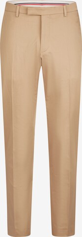 HECHTER PARIS Regular Pleated Pants in Brown: front