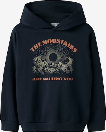 NAME IT Sweatshirt 'NKMVILDAR' in Blue: front