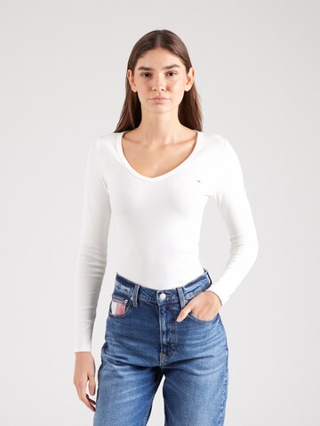 Maglietta 'ESSENTIAL' di Tommy Jeans in bianco: frontale