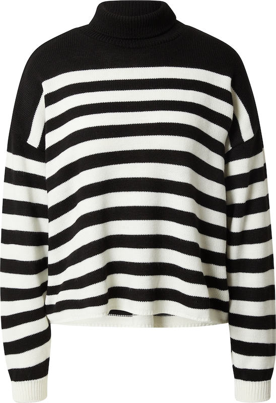In The Style Pullover in Schwarz Weiß