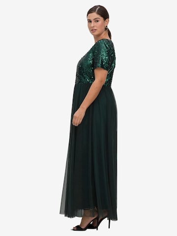 SHEEGO Evening Dress in Green