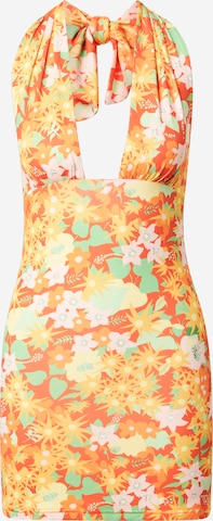 rosemunde - Vestido de verano en naranja: frente