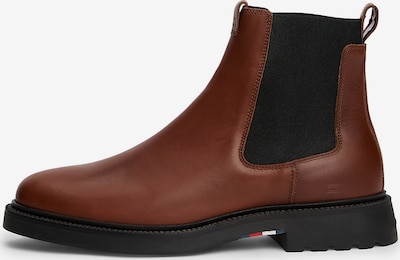 TOMMY HILFIGER Botki Chelsea w kolorze kasztanowy / czarnym, Podgląd produktu
