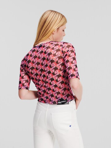 Maglietta di KARL LAGERFELD JEANS in rosa