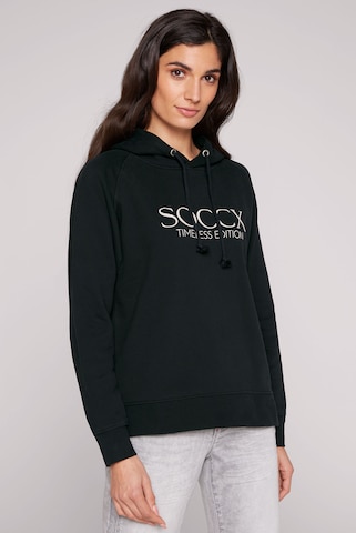Soccx Sweatshirt in Black: front