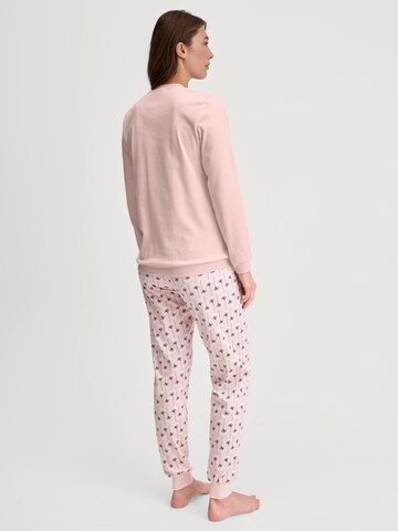 CALIDA Pyjama 'Midnight Flowers'‌ in Pink