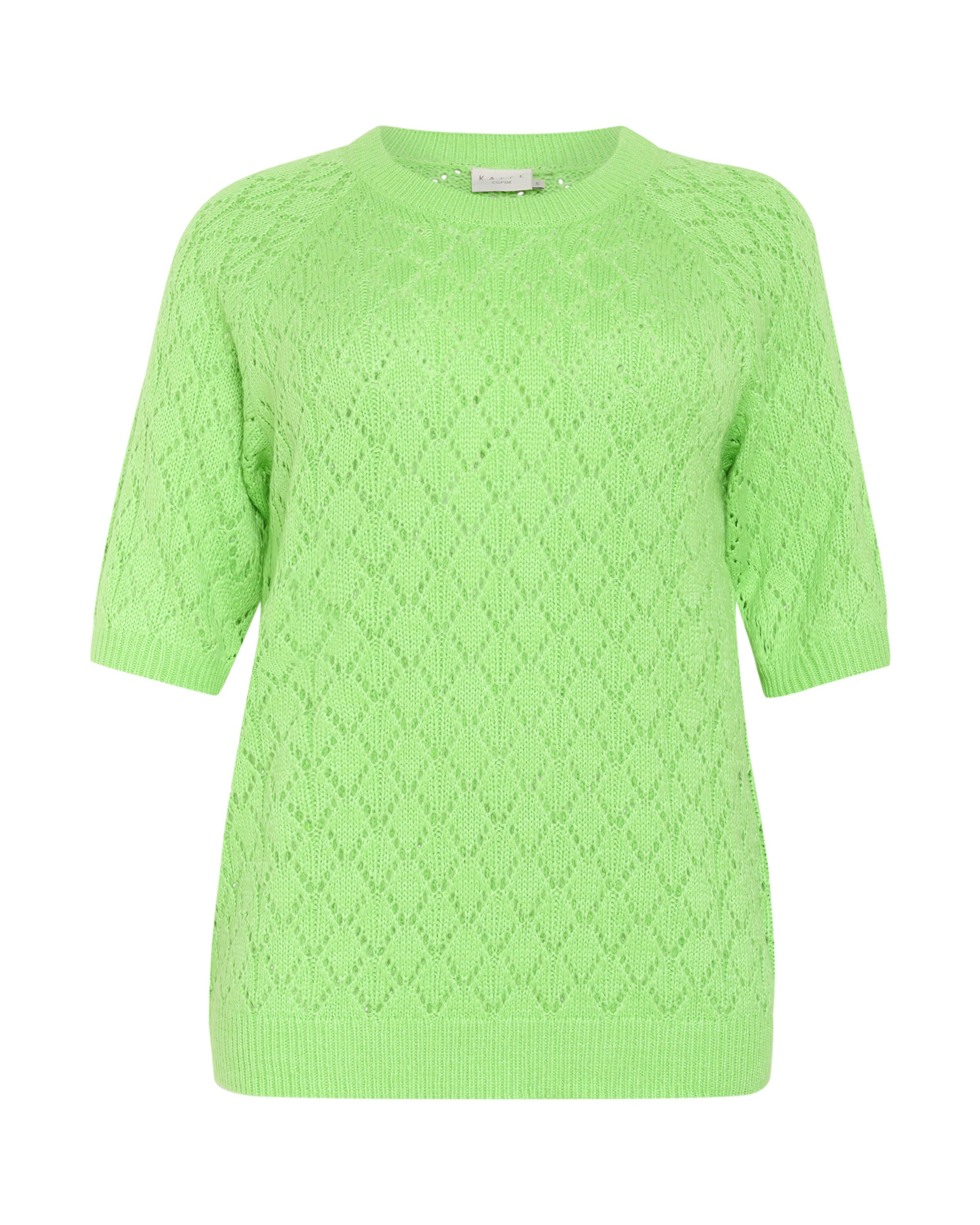 KAFFE CURVE - Pullover 'KCMika' em verde: frente