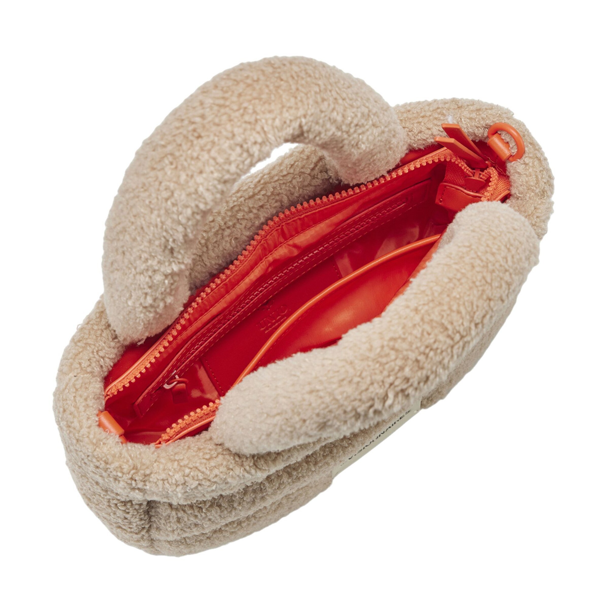 Borsa a spalla 'Unio Cortina Teddy' di Les Visionnaires in beige