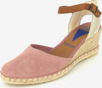 VERBENAS Sandals 'Malena Serraje' in Pink: front