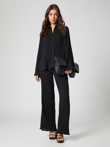 LENI KLUM x ABOUT YOU Loose fit Pants 'Kate' in Black