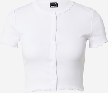 Gina Tricot Shirt 'Cissi' in Wit: voorkant