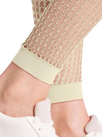 FALKE Slimfit Leggings 'Wicker Game'‌‌‌‌‌ in Weiß