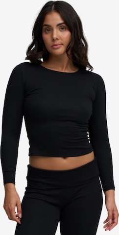cfab T-shirt 'Cotton Longsleeve' i svart: framsida