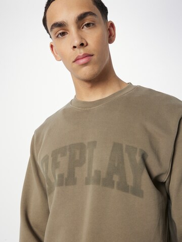 REPLAY Sweatshirt in Groen