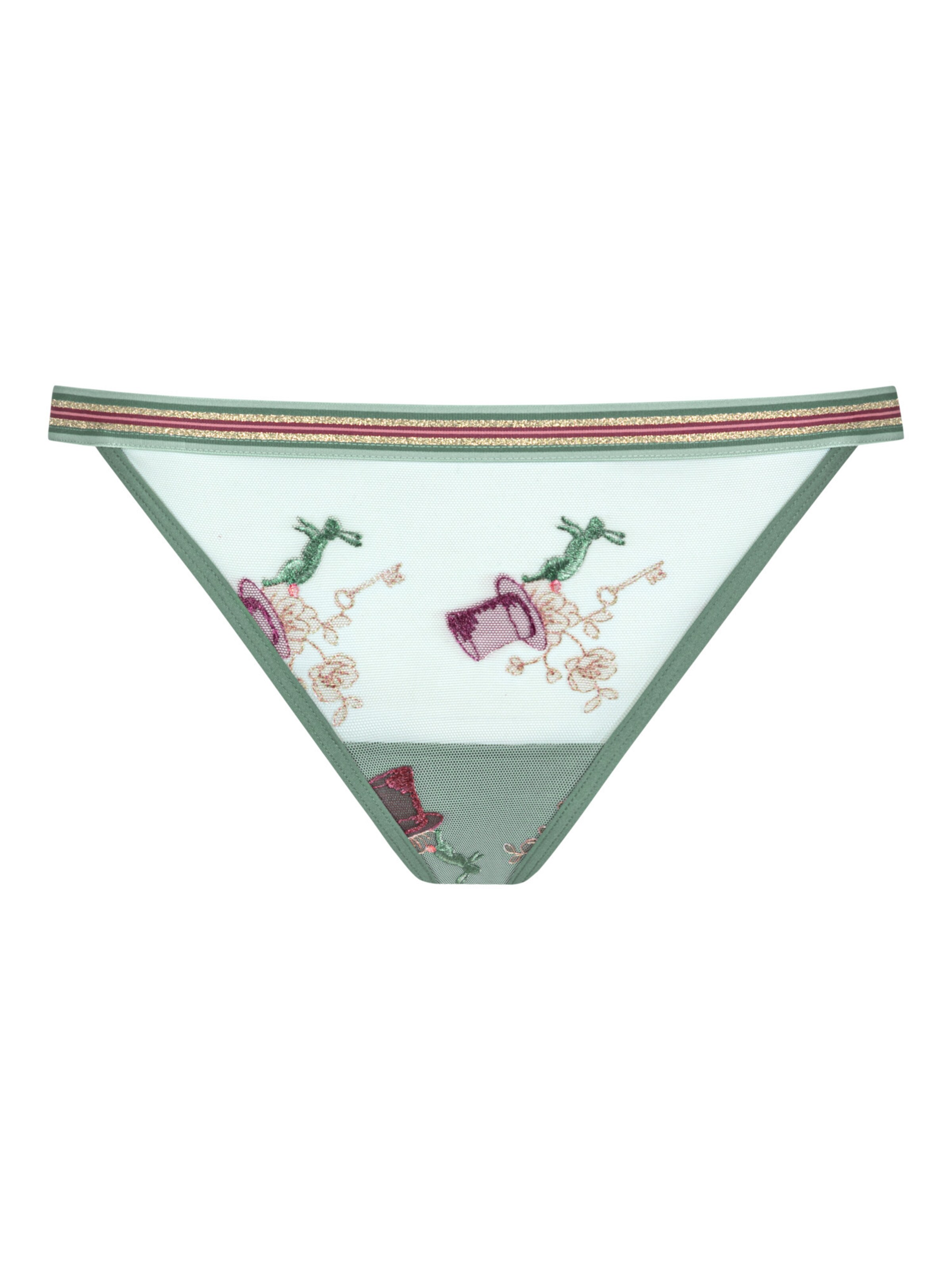 String Mey en vert : devant