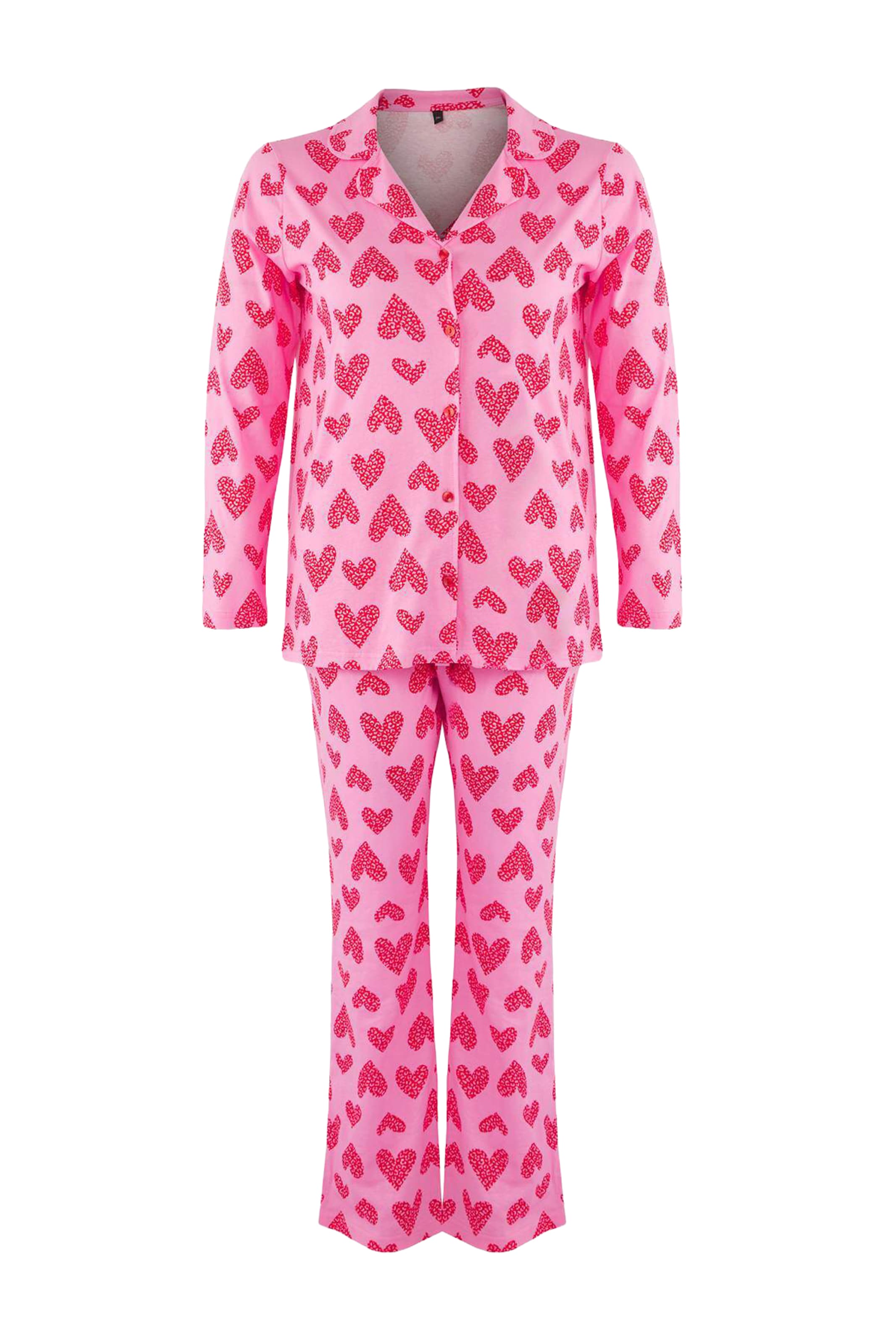 Trendyol Curve - Pijama en rosa: frente