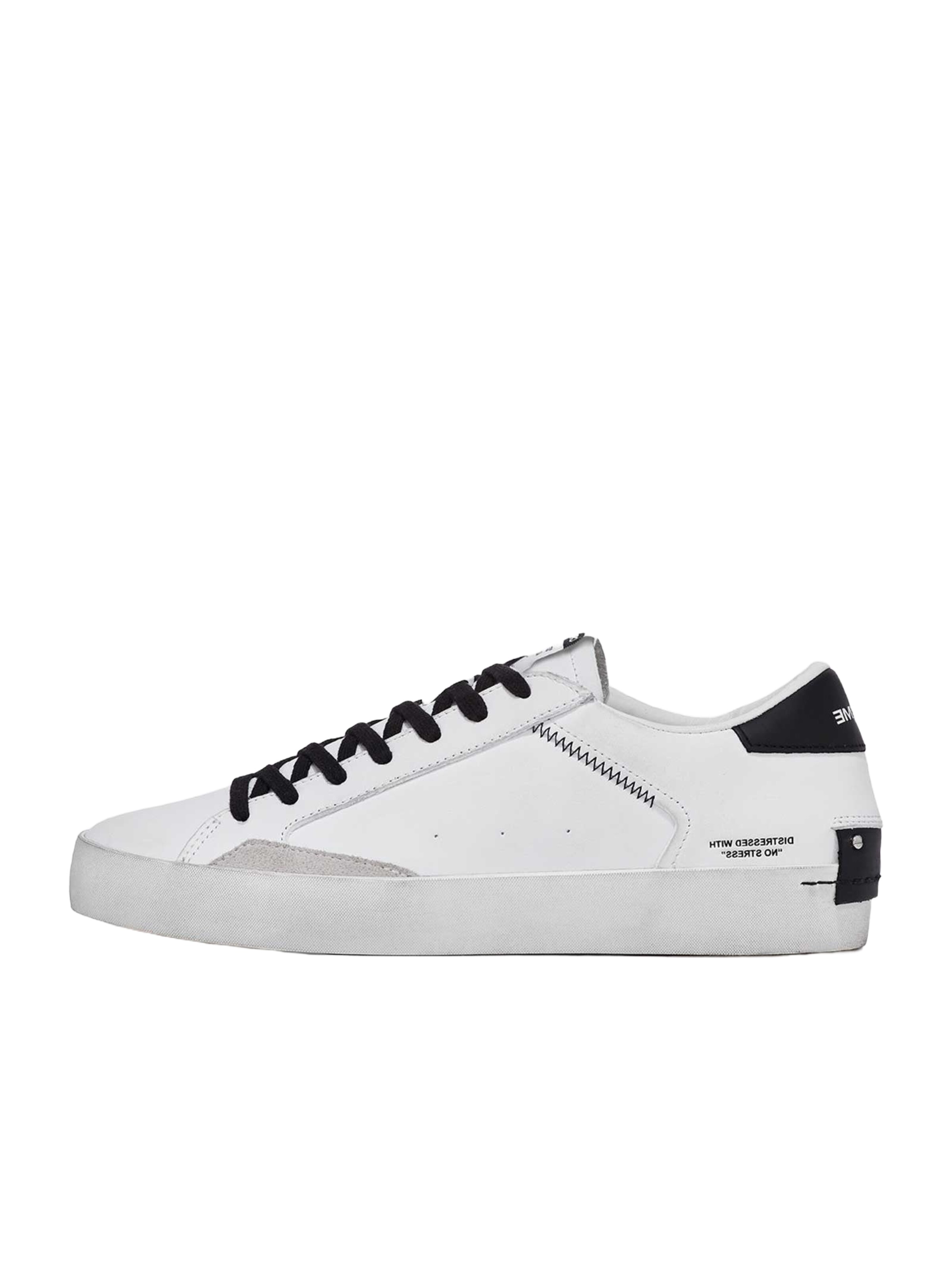 Crime London Sneakers laag in Wit: voorkant
