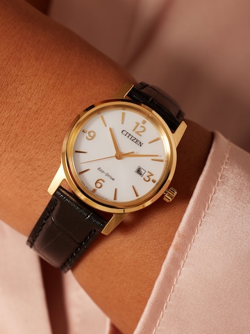 CITIZEN Analoog horloge 'Statement' in Goud