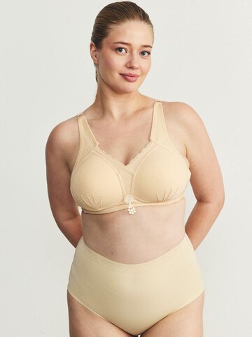 Bustier Soutien-gorge C&City en beige : devant