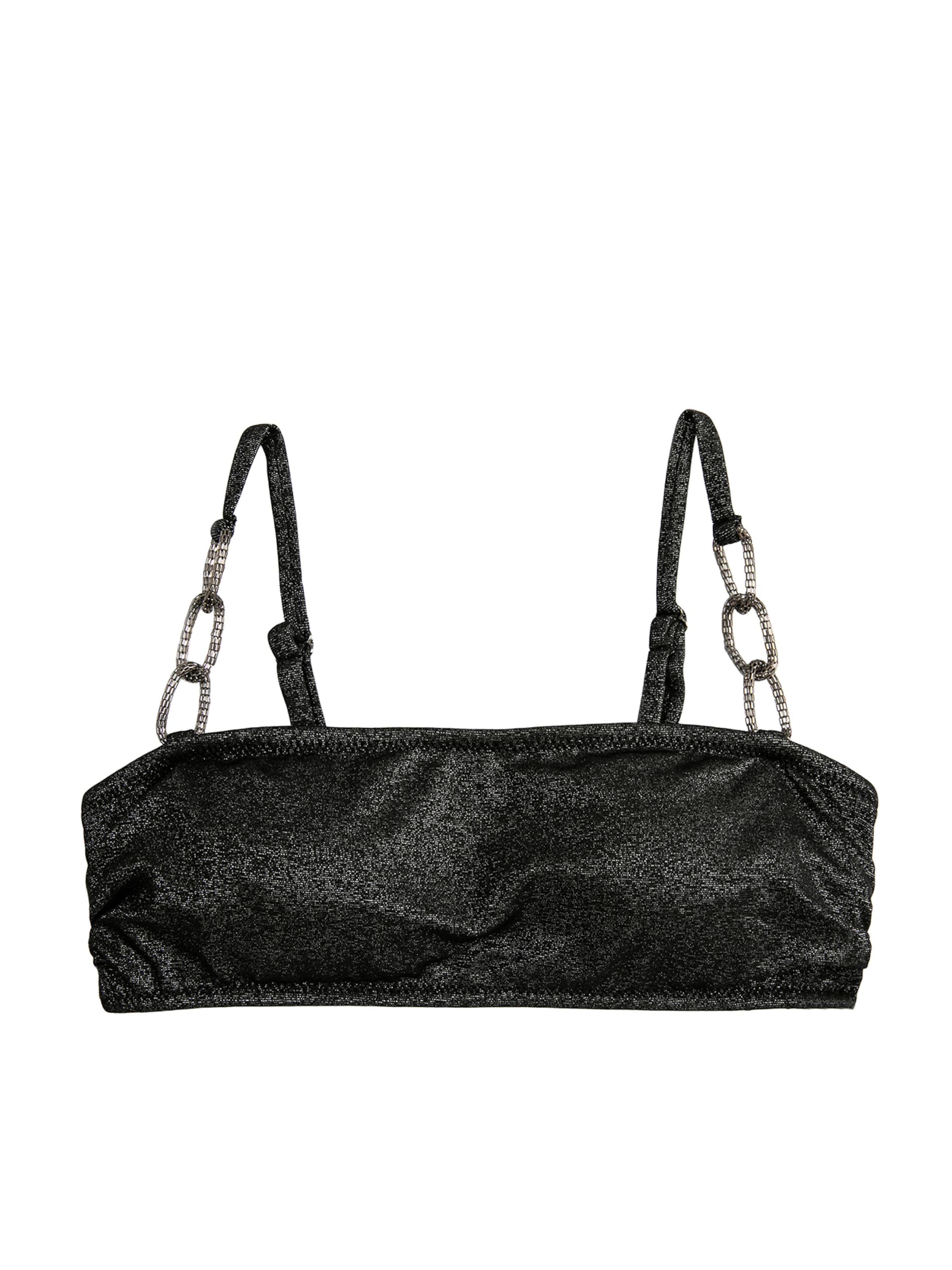 Koton Bandeau Bikinitop in Zwart: voorkant