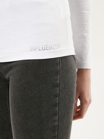 T-shirt Influencer en blanc