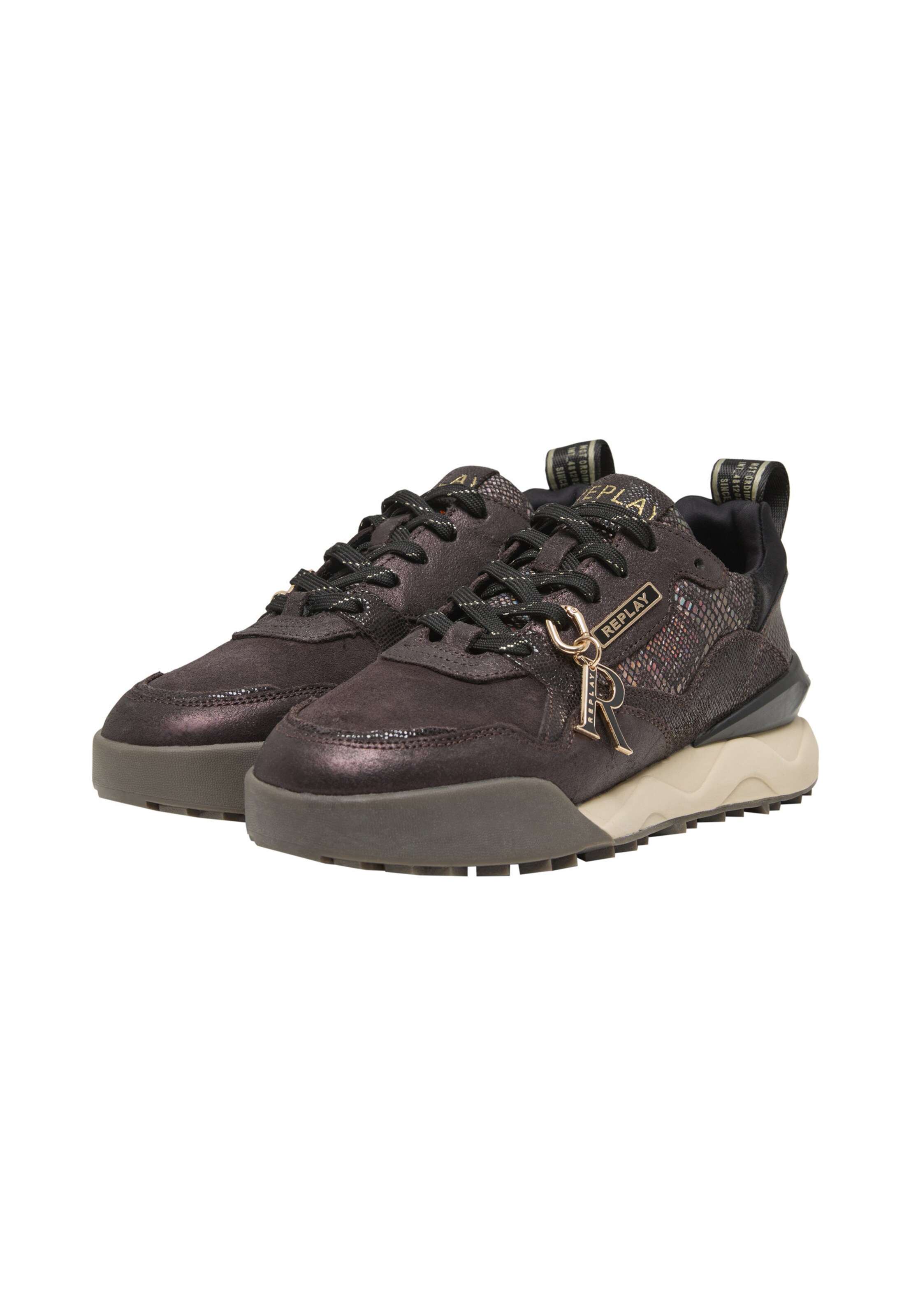 Baskets basses 'Field' REPLAY en marron