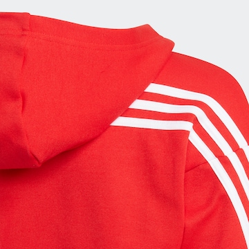 ADIDAS SPORTSWEAR Athletic Zip-Up Hoodie in Red