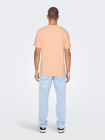 Only & Sons - Camiseta 'Max' en naranja