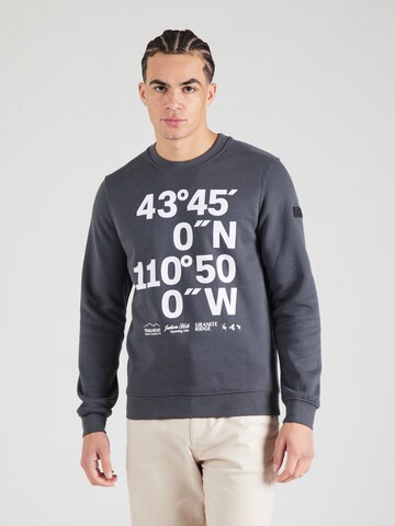 s.Oliver Sweatshirt in Grijs: voorkant