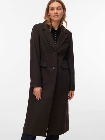 VERO MODA Between-Seasons Coat 'VMAVA' in Brown: front