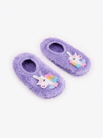 Penti Socken 'PENTI Mädchen Unicorn Pastels Haussocken'‌‌‌‌ in Lila
