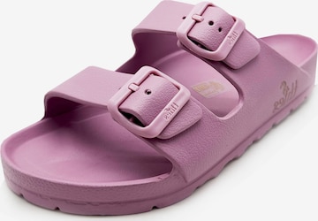 thies Pantolette 'Ecofoam Sandal' in Lila: Vorderseite