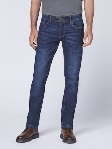 Oklahoma Jeans Slimfit Jeans in Blau: Vorderseite