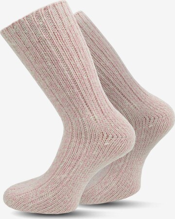 normani Sokken in Roze: voorkant