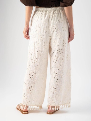 MND Loosefit Bukser i beige