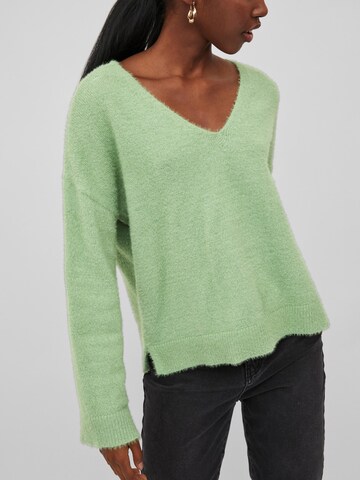 VILA Sweater 'FEAMI' in Green