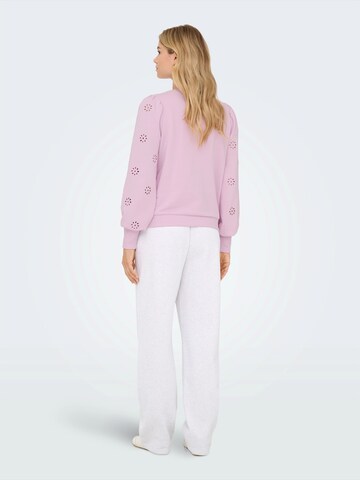 Sweat-shirt 'ONLFEmme' ONLY en violet